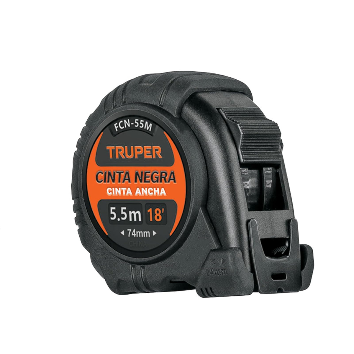 Truper Flexómetro Resistente a Impactos Cinta 32 mm - 5.5 m