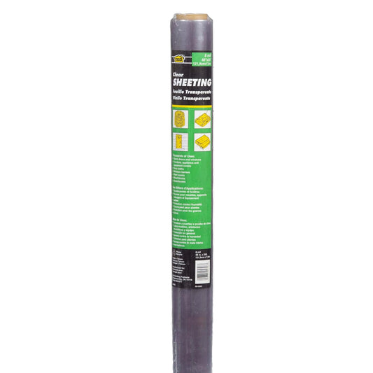 M-D Building Products 04788 M-D Polyfilm, 8 Mil T, 36 in W x 25 ft L, vinilo, transparente