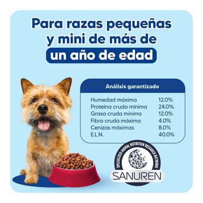 Apawpacho Alimento para Perros Adultos Razas Pequeñas y Mini, 4 kg.