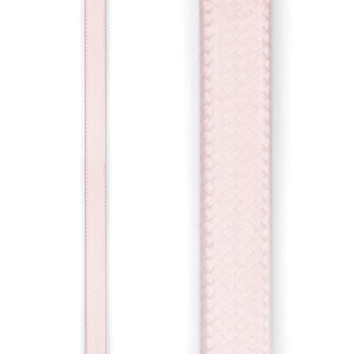 Cable de extensión de tela Globe Electric, serie de diseñador, 2.74 m, Rosado pálido