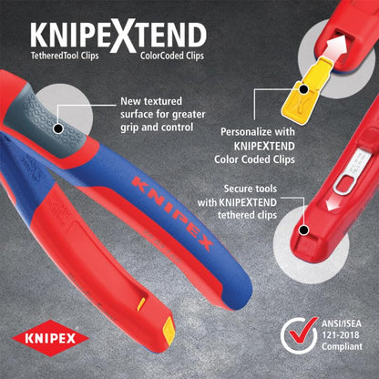 KNIPEX 70 02 160 Pinzas de corte diagonal acabado pavonado 160 mm