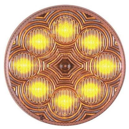 Maxxima Luz LED Redonda Ámbar 2.5 Pulgadas M16280YCL