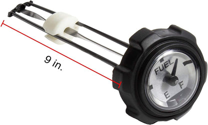 Raider Tapa de Combustible con Tornillo 22621 para Motos de Nieve, 22.86 cm, Negra