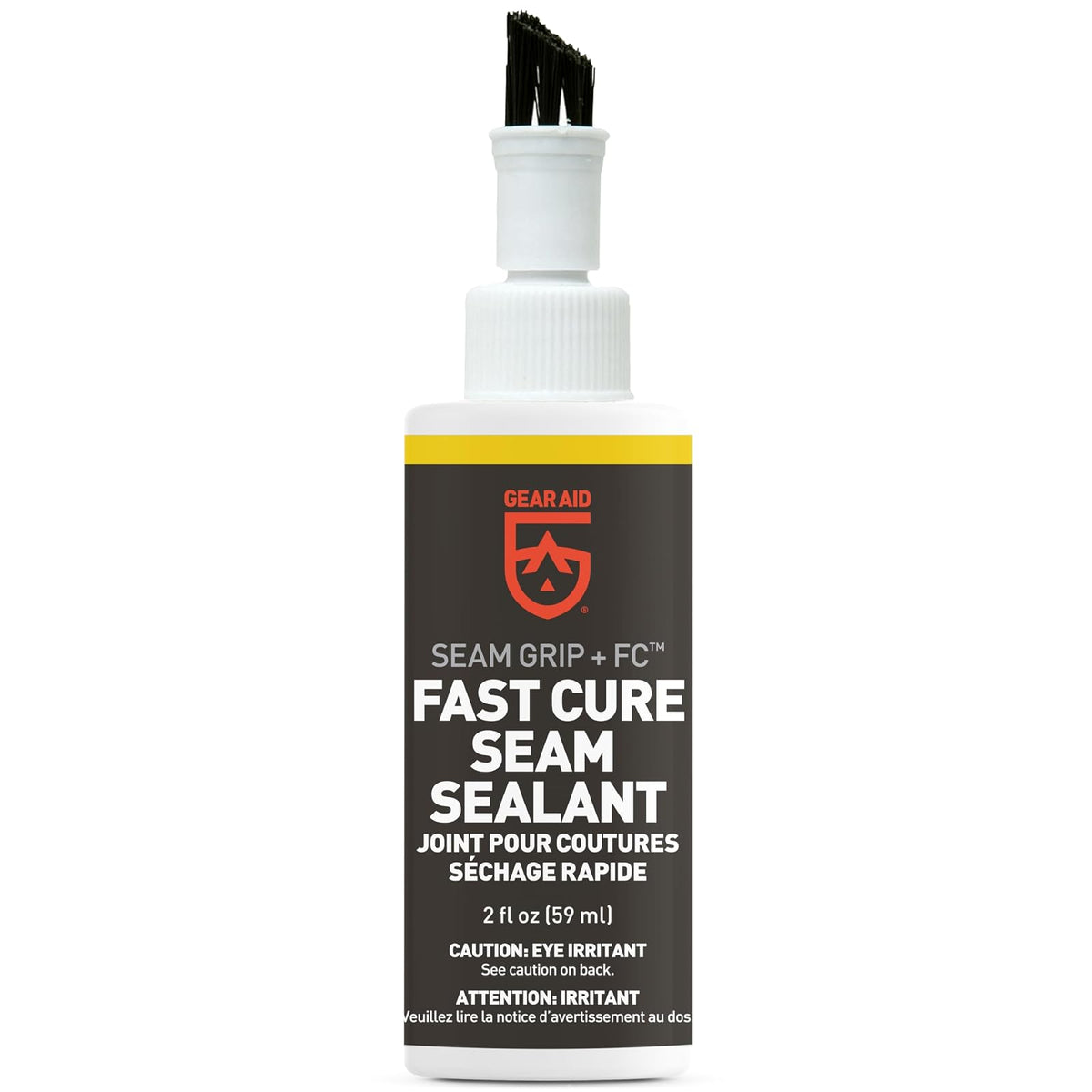 GEAR AID Seam Grip FC Sellador de curado rápido para sellar costuras en tiendas de campaña, lluvias, refugios, toldos, lonas y ventanas emergentes hechas de nailon