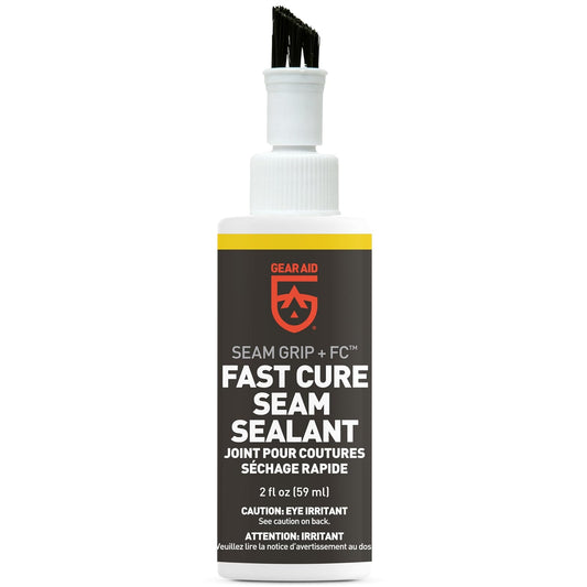 GEAR AID Seam Grip FC Sellador de curado rápido para sellar costuras en tiendas de campaña, lluvias, refugios, toldos, lonas y ventanas emergentes hechas de nailon