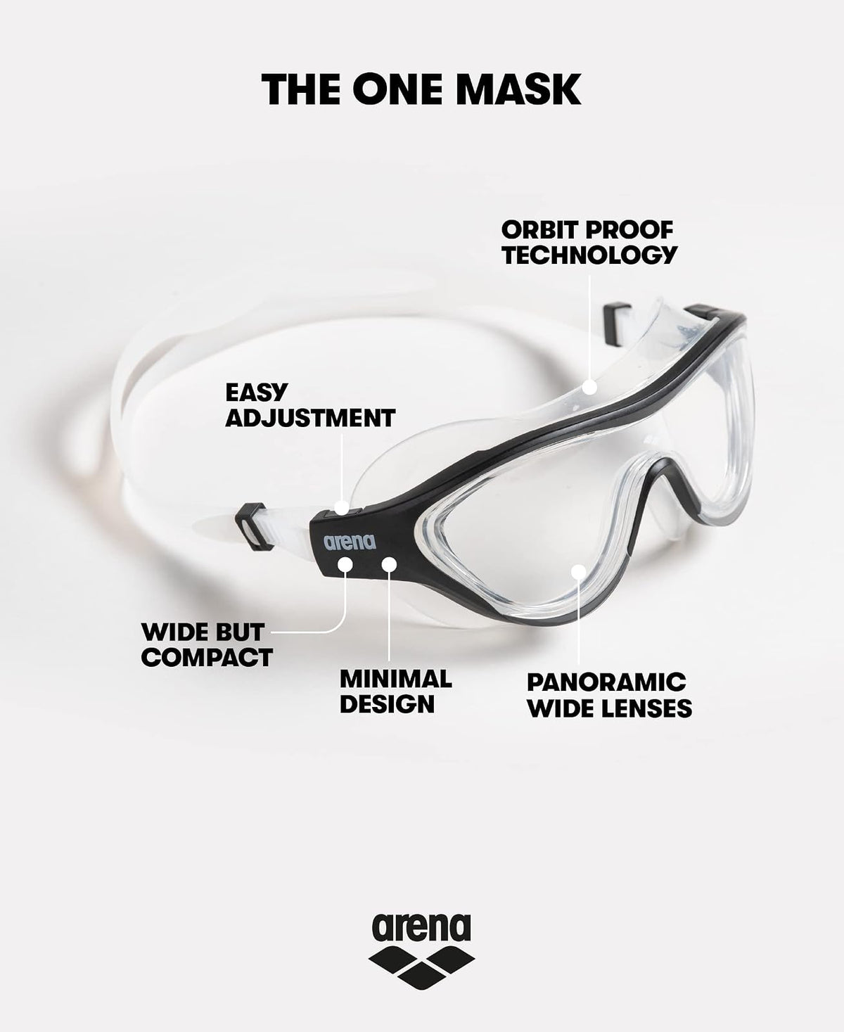 ARENA Arena Unisex the One Swim Mask anteojos de natación Unisex adulto
