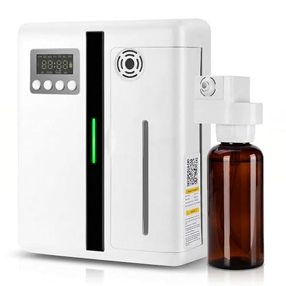 Máquina de Aromaterapia Inteligente | Aromatizantes Silencioso con Nebulización para Hogar, Hotel y SPA