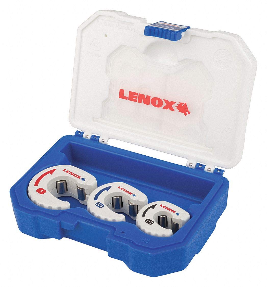 Lenox Tools Juego Cortadores de Tubos para Espacios Reducidos, 3 Piezas (14833TSK)
