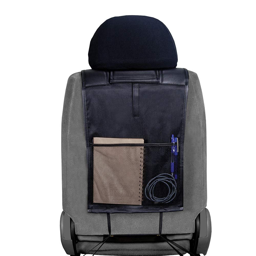 Plasticolor 008595R01 - Funda de Asiento de 3 Piezas con reposacabezas para Automóvil, camión o SUV, Ajuste Universal, Color Negro