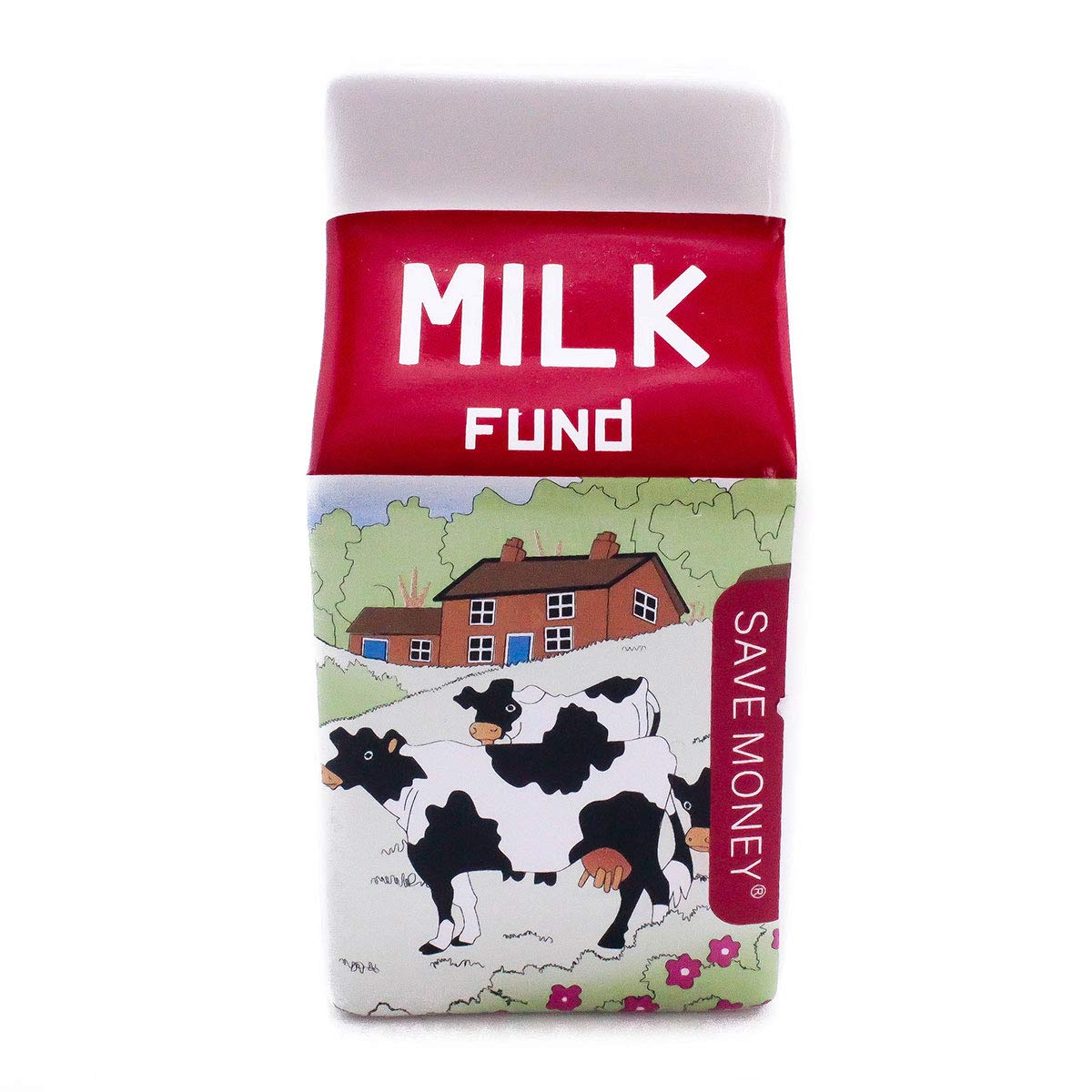 Running JS2014824-6 Alcancia de Ceramica - Caja de Leche, Multicolor