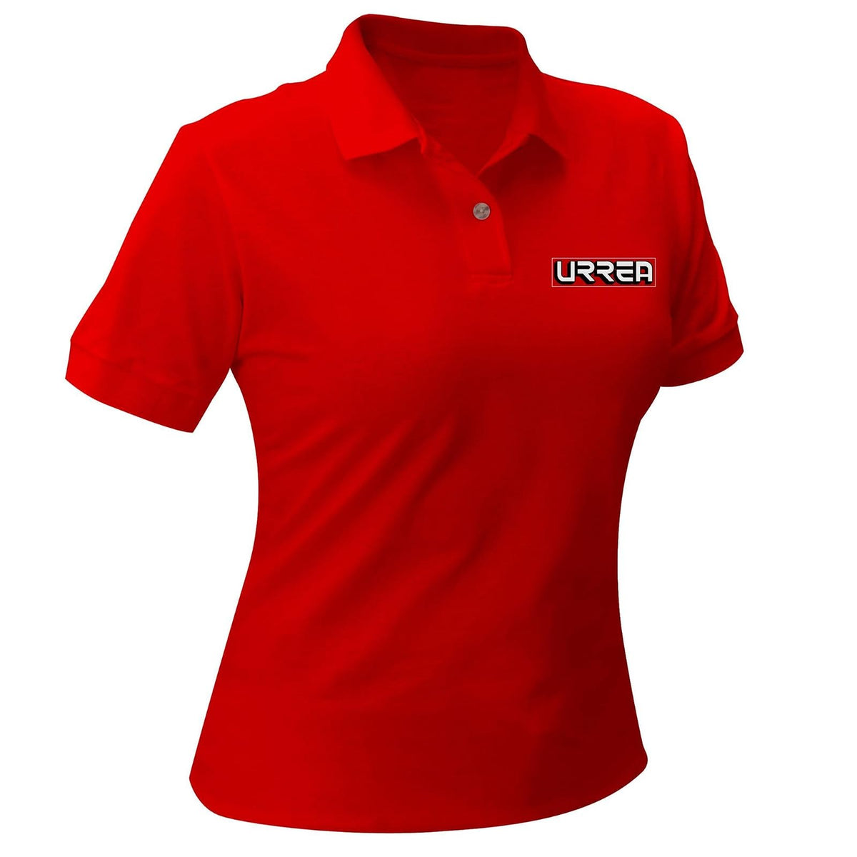 Urrea UPODRC Playera tipo polo para dama color rojo talla CH