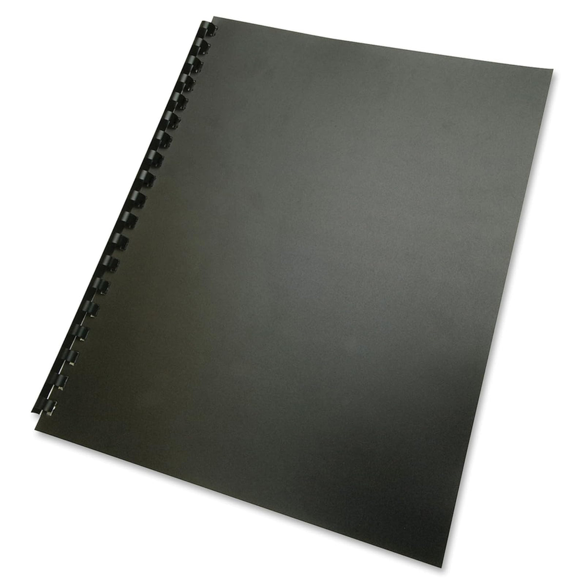 GBC Fundas de presentación de polietileno reciclado, 21,6 x 27,9 cm, esquinas cuadradas, 25 fundas por paquete, Negro, 27.94 cm x 21.59 cm