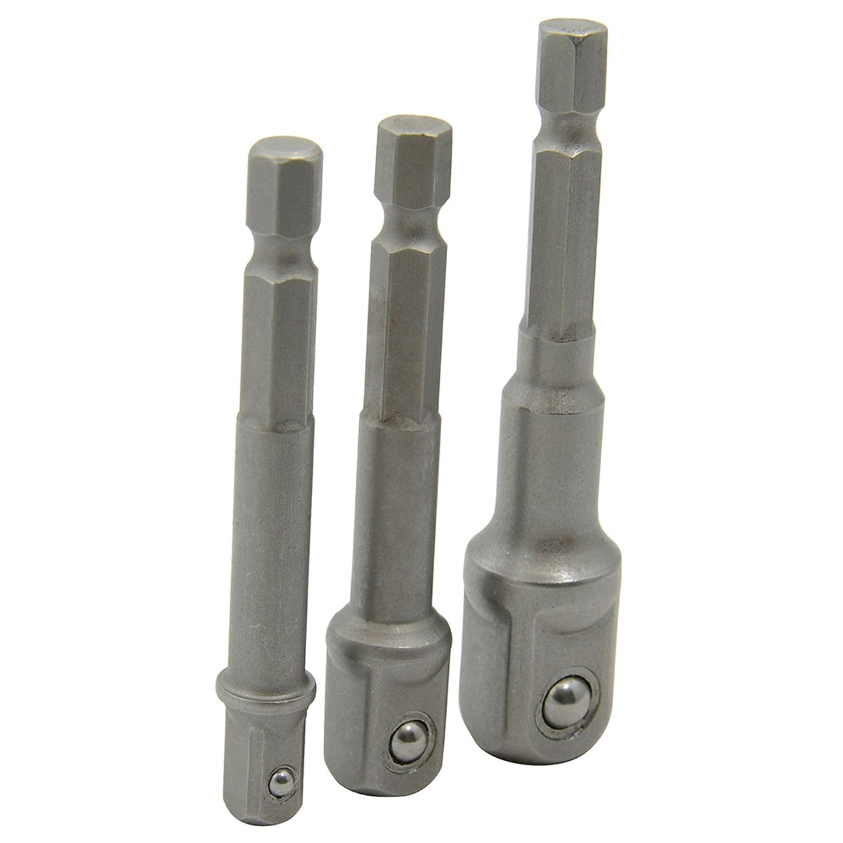 Surtek 105120 Juego de adaptadores para dados, varios cuadros, 3 piezas