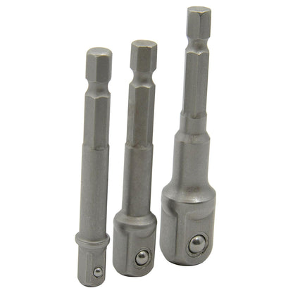 Surtek 105120 Juego de adaptadores para dados, varios cuadros, 3 piezas