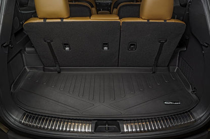 SMARTLINER - Juego de Forro de 3 Filas y Carga para Todo Tipo de Clima detrás de la Tercera Fila, Compatible con Kia Telluride 2020-2025