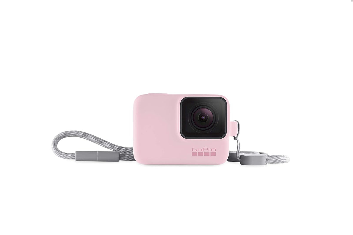 GoPro Funda cordón en Rosa (HERO7 Negro/HERO7 Plateado/HERO7 Blanco/HERO6 Negro/HERO5 Negro) - Accesorio Oficial