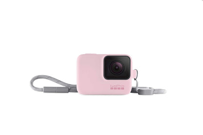GoPro Funda cordón en Rosa (HERO7 Negro/HERO7 Plateado/HERO7 Blanco/HERO6 Negro/HERO5 Negro) - Accesorio Oficial