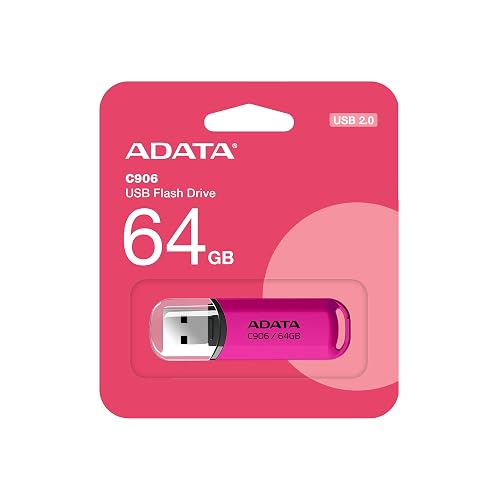 Unidad Flash USB C906 compacta, 64 GB, USB 2.2, Color Rosa