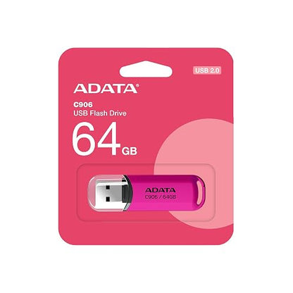 Unidad Flash USB C906 compacta, 64 GB, USB 2.2, Color Rosa