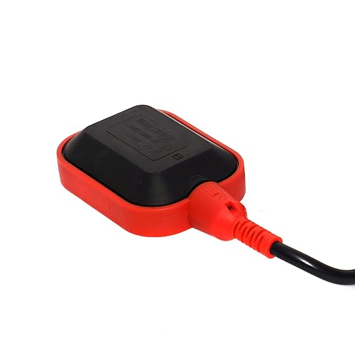 Igoto Pump FPS-3 Flotador con Contrapeso de 3 m, Color Negro y Naranja