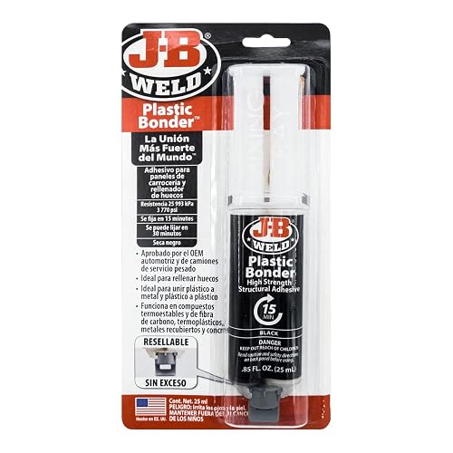 J-B Weld Adhesivo Plástico Negro 50139SPA 25 ml