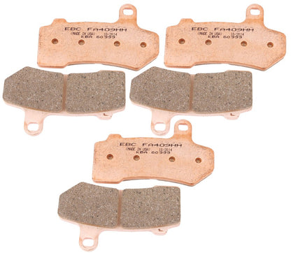 EBC Brakes EBPCK1027 Kit Completo de Cambio de Pastillas de Freno Sinterizadas Doble H