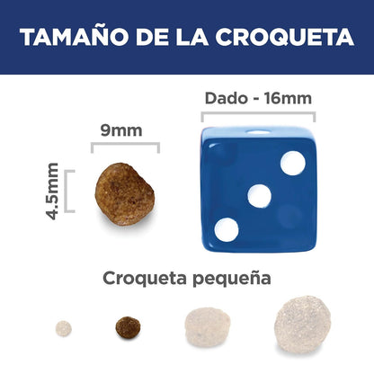 Hill's Science Diet Small Bites Croquetas para Perro Senior Pollo 6.8Kg | Croquetas Hill's para perro, pollo real, razas pequeñas, soporte envejecimiento, salud de corazón y riñones