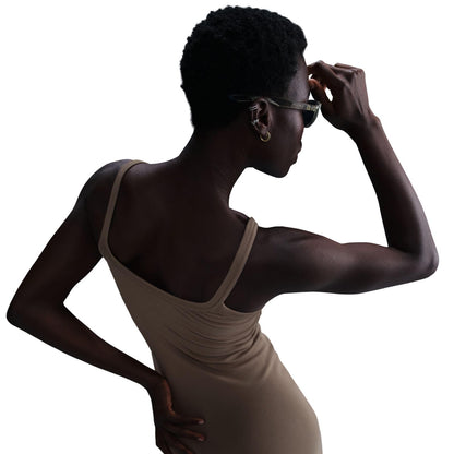 Nike Sportswear Chill Knit Eng Anliegendes Mini-Rib-Tank-Kleid (Damen) Vestido Corto Rib Tanque Mujer
