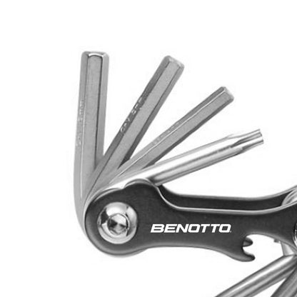 Benotto Multiherramienta 9 Piezas y destapador CL1120