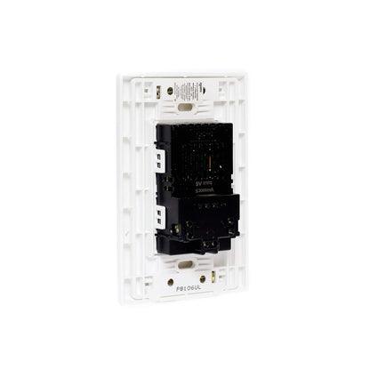 iGOTO PB106UL-B Contacto doble con USB y Placa Sencilla