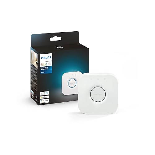Philips Hue Bridge Puente para sistema de Iluminación Hue Controla con tu voz y conecta hasta 50 luminarios/accesorios inteligentes