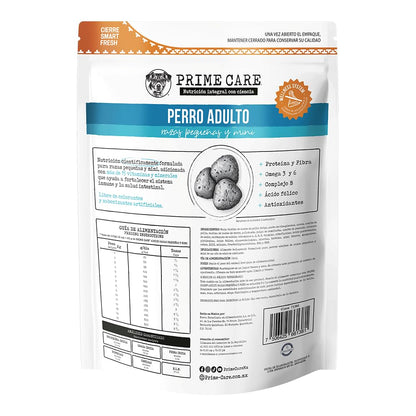 Prime Care Alimento para Perros Adultos Razas Pequeñas y Mini 2 kg