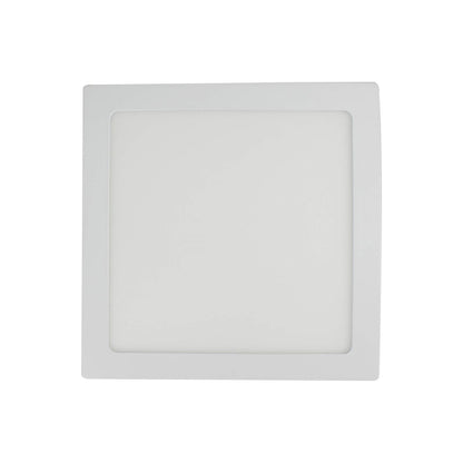 Sanelec 1299 Lámpara Cuadrada de Sobreponer, 18 W, Luz Cálida