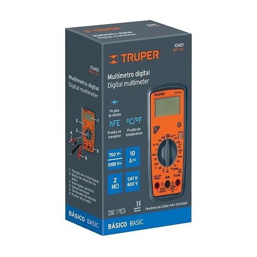 Truper MUT-33, Multímetro digital