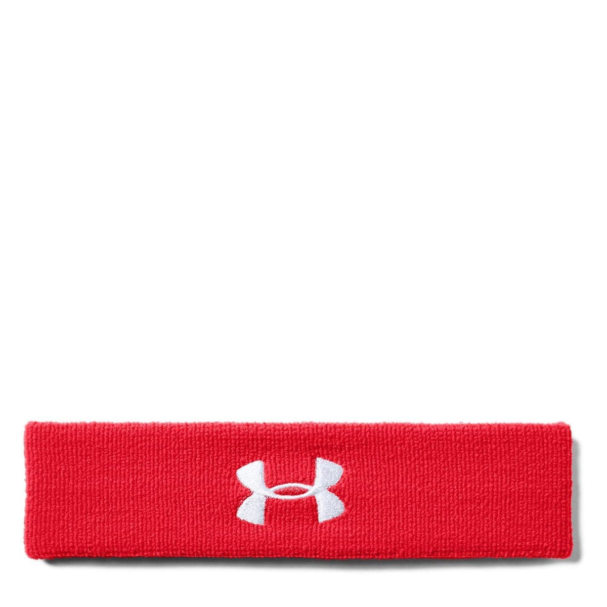 Banda para Entrenamiento Performance Headband para hombre Under Armour 1276990-001 - Una Talla - Rojo (600) - Blanco - Diadema de Rendimiento