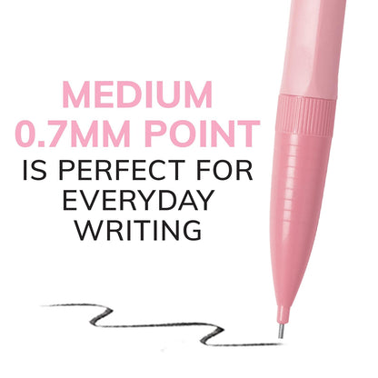 BIC Xtra - Lápiz mecánico suave, punta media (0.7 mm), divertidos lápices de color pastel, vuelta a la escuela, 24 unidades