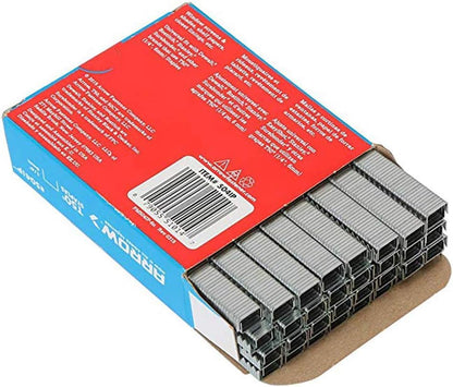 Arrow Fastener 504IP - Grapas T50 resistentes para tapicería, construcción, muebles, manualidades, tamaño de corona de 3/8 pulgadas, longitud de pierna de 1/4 pulgadas, paquete de 5000
