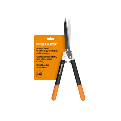 Fiskars Tijeras para Setos con Mango de Acero - PowerGear 23"