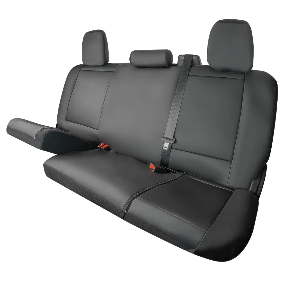 X Truck Accessories Funda de Asiento de Camioneta Universal para Banco Completo Compatible con Silverado F-150 Ram Sierra Titan Tundra, Negro, 1370036