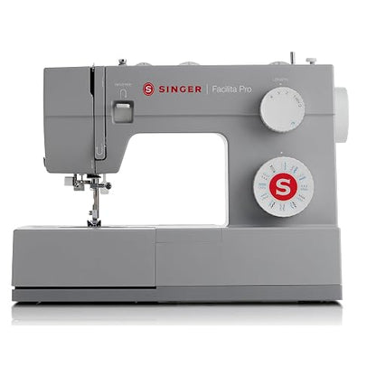 SINGER 4423 - Máquina de coser, color gris | 1100 Spm, marco de metal resistente, ojal de 1 paso, enhebrador de aguja integrado