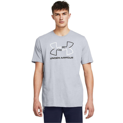 Under Armour Playera Manga Corta Deportiva UA GL Foundation Update SS para Hombre Talla M Color Gris