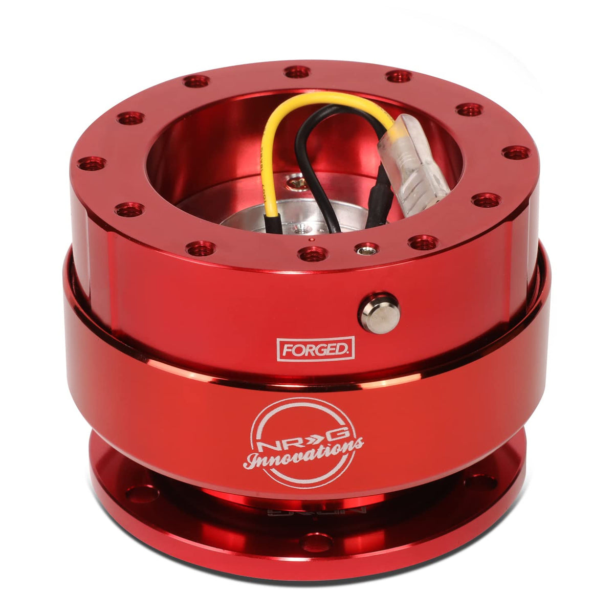 NRG Innovations Kit de Liberación Rápida SRK-200RDRD, Cuerpo Rojo/Rojo, Gen 2.0