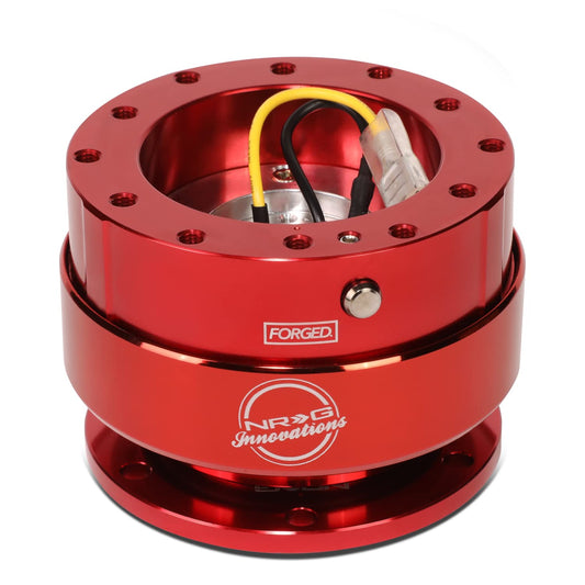 NRG Innovations Kit de Liberación Rápida SRK-200RDRD, Cuerpo Rojo/Rojo, Gen 2.0