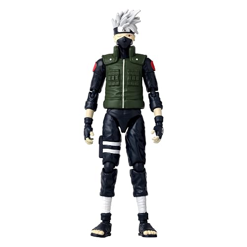 ANIME HEROES – Naruto Hatake Kakashi – Figura Articulada 6.5” Cuarta Gran Guerra Ninja, Detalle Premium y Manos Intercambiables, Ideal para Fans y Coleccionistas
