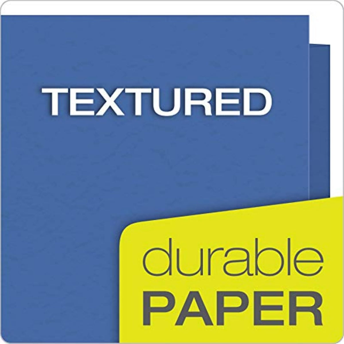 Oxford 57702 Portafolios con doble bolsillo, Assorted Colors (Royal Blue, Red, Yellow, Teal, Purple)