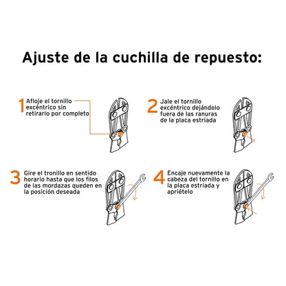 Truper CP-24X, Cortaperno 24", cuchilla fabricada en acero al silicio