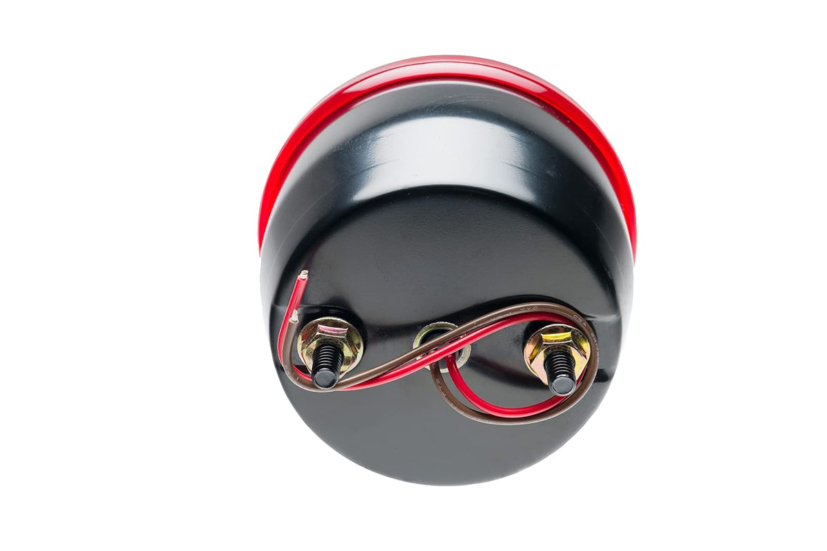 Omix-Ada 12403.01 Montaje de Luz Trasera Izquierda Redonda Multicolor Compatible con Willys/CJ 1945-1975
