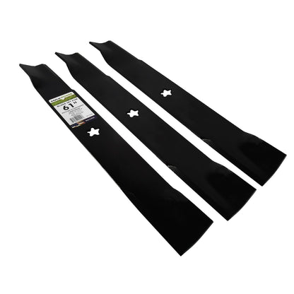 MaxPower 561746 3-Blade Set for 61 Inch Cut Poulan/Husqvarna/Craftsman Replaces 539-113312