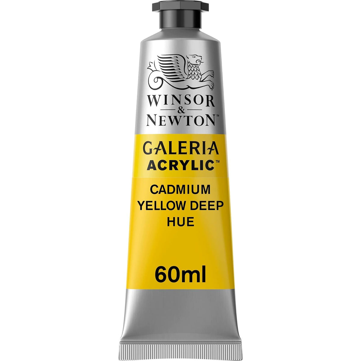 Winsor & Newton Galeria Pintura Acrílica, Tubo de 60 ml - Amarillo (Cadmium Yellow Deep Hue 115) - Tubo de 60 ml