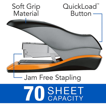 Swingline Optima 70 esfuerzo reducido grapadora de escritorio, 70-capacidad de hojas, sin atascamientos, plata, empaquetado al por menor (S7087870)